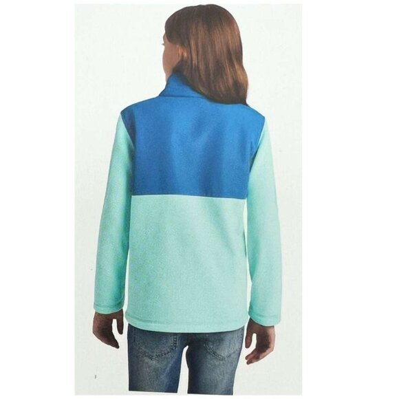Eddie Bauer | Girl's Full-Zip Jacket | Aqua & Blue | Large - Picture 4 of 4